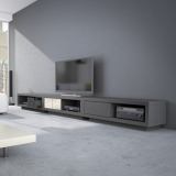 Schnepel TV Rack Varic L Anthrazit 1 Klappe und 3 Schubladen