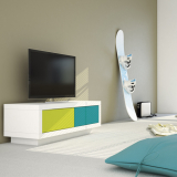 Schnepel TV Rack VariC L Wei� mit 2 Klappen