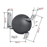 Vogels ELW 6605 - Lautsprecher Wandhalterung - 10kg