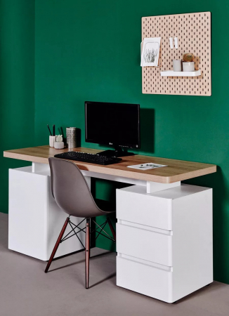 Jahnke Cuuba Libre C 250 Büroschreibtisch, Riviera Eiche
