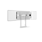 RISE A216 Whiteboard-Set 65 Zoll für motorbetriebenen RISE Display-Lift, Boden-Wand-Lösung schwarz