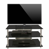 VCM LCD LED TV Rack Sindas Schwarzglas