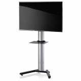 VCM Stadino Maxi TV Standfuß für Monitore von 32 - 70 Zoll mit Glaszwischenboden