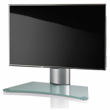 VCM Windoxa Mini Tisch Standfuß für Monitore von 22-37 Zoll Mattglas