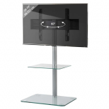 VCM TV-Standfuß Alani für 26-70 Zoll Monitore mit Glaszwischenboden