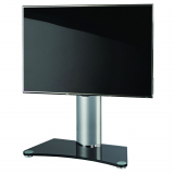 VCM Windoxa Maxi Tisch Standfuß für Monitore von 32-70 Zoll Schwarzglas