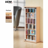 CD DVD Schrank VCM Claßic Sonoma-Eiche Sägerau