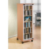 CD DVD Schrank VCM Valenza Kernnußbaum