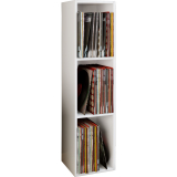 VCM Schallplatten-Regal Platto 3-fach Weiß