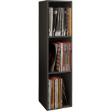 VCM Schallplatten-Regal Platto 3-fach Schwarz