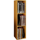 VCM Schallplatten-Regal Platto 3-fach Buche