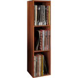 VCM Schallplatten-Regal Platto 3-fach Kern-Nußbaum