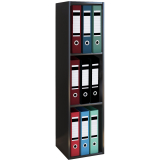 VCM Büro-Regal Offas 3-fach Schwarz