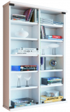 VCM CD-DVD Wand-Regal Zuntisa Weiß