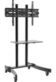 VCM Standfuß B-MS 125 höhenverstellbar Schwarz