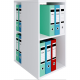 Rollcontainer Sideboard Lona Mini Weiß