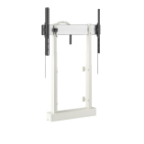 VCM Eck-Schreibtisch Lona 130x130x50 U-Füße Weiß