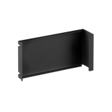 VCM Eck-Schreibtisch Lona 130x130x50 U-Füße Kern-Nußbaum