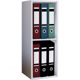 VCM Büro-Regal Offas 2-fach Grau