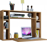 VCM Laptop Tisch Wandila Honig-Eiche