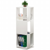 VCM Drehregal Stifta XL Weiß