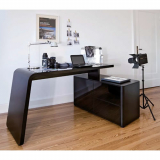 Jahnke CSL 465 E Computertisch Schwarz - Schwarzglas
