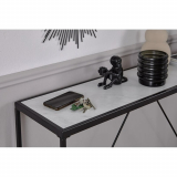 Jahnke Konsolentisch Glam Console, Schwarz