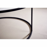 Jahnke Sol By Side Couchtisch-Set, Schwarz