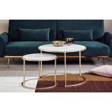 Jahnke Sol Coffee Couchtisch-Set, Gold
