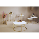 Jahnke Sol Coffee Couchtisch-Set, Gold
