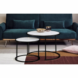 Jahnke Sol Coffee Couchtisch-Set, Schwarz