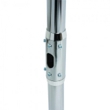 Rohrverbinder außen für 50mm Rohre B-Tech BT7824 Schwarz