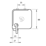 B-Tech Bodensockel-Befestigungßatz BT8380-FBFK