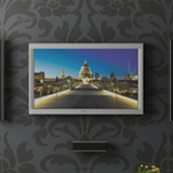 Wandhalterung für Plasma LCD Monitore BTV510 Schwarz