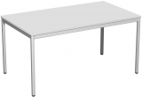 Schreibtisch feste Höhe, 1400x800x720, Lichtgrau/Lichtgrau