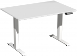 Elektro-Hubtisch höhenverstellbar, 1200x800x730-1230, Lichtgrau/Weiß