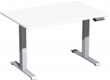 Elektro-Hubtisch höhenverstellbar, 1200x800x730-1230, Weiß/Silber