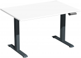 Elektro-Hubtisch höhenverstellbar, 1200x800x730-1230, Weiß/Anthrazit