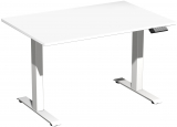 Elektro-Hubtisch höhenverstellbar, 1200x800x730-1230, Weiß/Weiß
