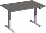 Elektro-Hubtisch höhenverstellbar, 1200x800x730-1230, Onyx/Silber