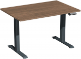 Elektro-Hubtisch höhenverstellbar, 1200x800x730-1230, Nussbaum/Anthrazit