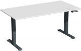 Elektro-Hubtisch höhenverstellbar, 1600x800x730-1230, Lichtgrau/Anthrazit
