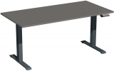 Elektro-Hubtisch höhenverstellbar, 1600x800x730-1230, Onyx/Anthrazit