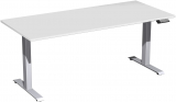 Elektro-Hubtisch höhenverstellbar, 1800x800x730-1230, Lichtgrau/Silber