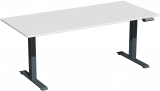 Elektro-Hubtisch höhenverstellbar, 1800x800x730-1230, Lichtgrau/Anthrazit