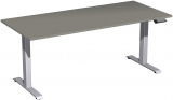 Elektro-Hubtisch höhenverstellbar, 1800x800x730-1230, Onyx/Silber