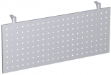 Knieraumblende gelocht, für Tischbreite 1200, Silber
