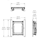 PFA 9171 Abstandshalter curved Hochformat 0/2/4/6/8/10 Grad