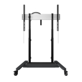RISE 4208 Motorisierter Display-Hubwagen 80 mm/s 700 mm Hub (Schwarz, EU)