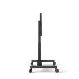RISE 4208 Motorisierter Display-Hubwagen 80 mm/s 700 mm Hub (Schwarz, EU)
